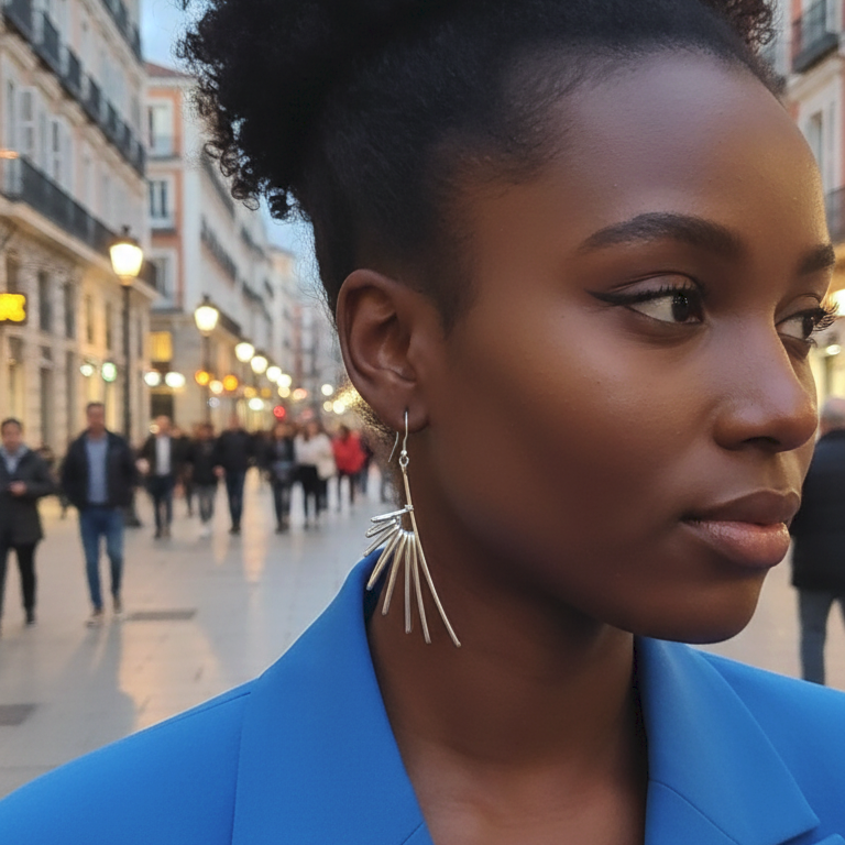 Boucles d'oreilles Plume