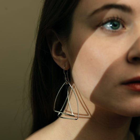 Boucles d'oreilles Compas