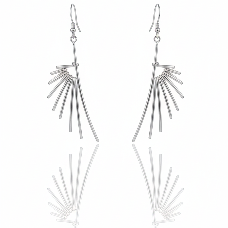 Boucles d'oreilles Plume