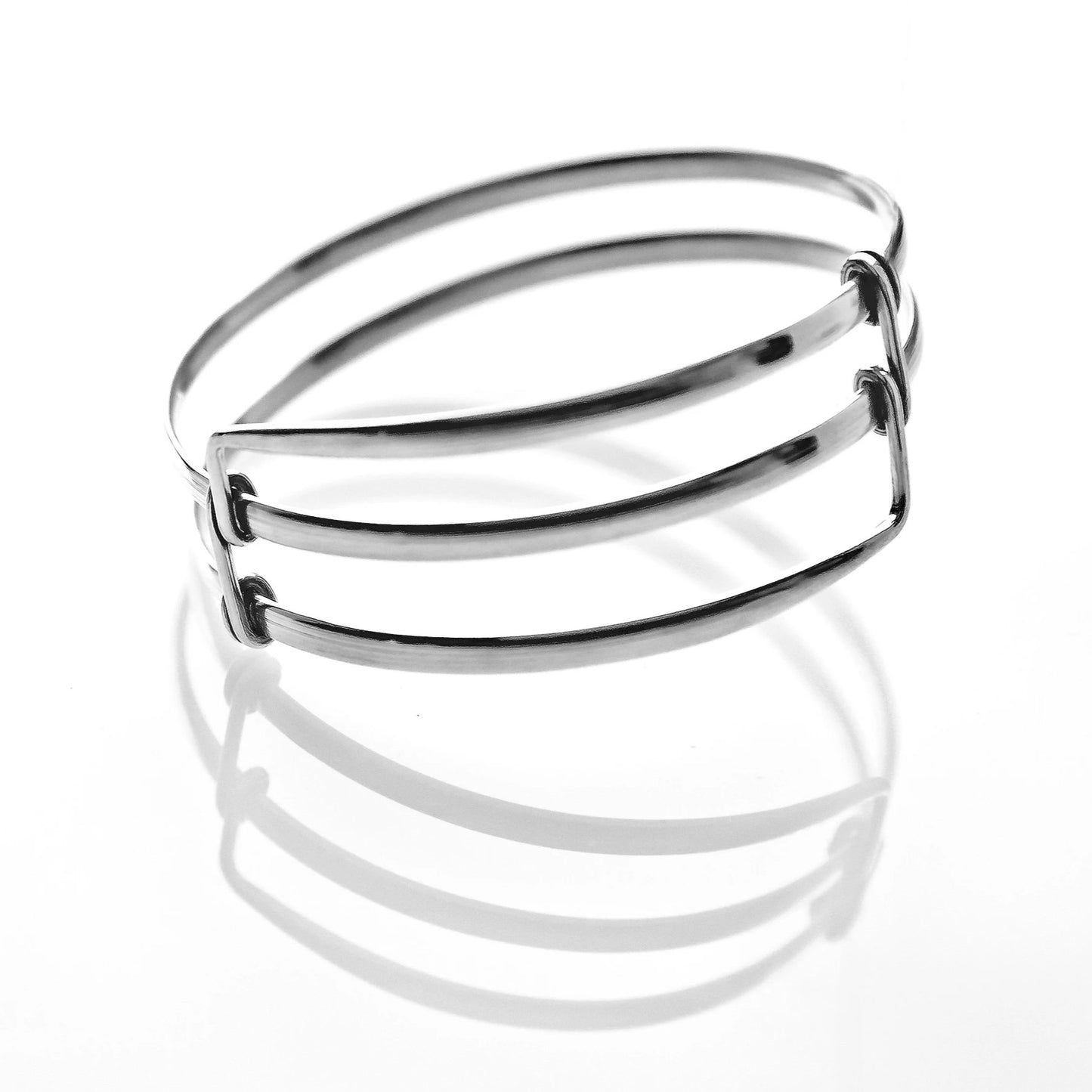 Triple parallel sliding bracelet 