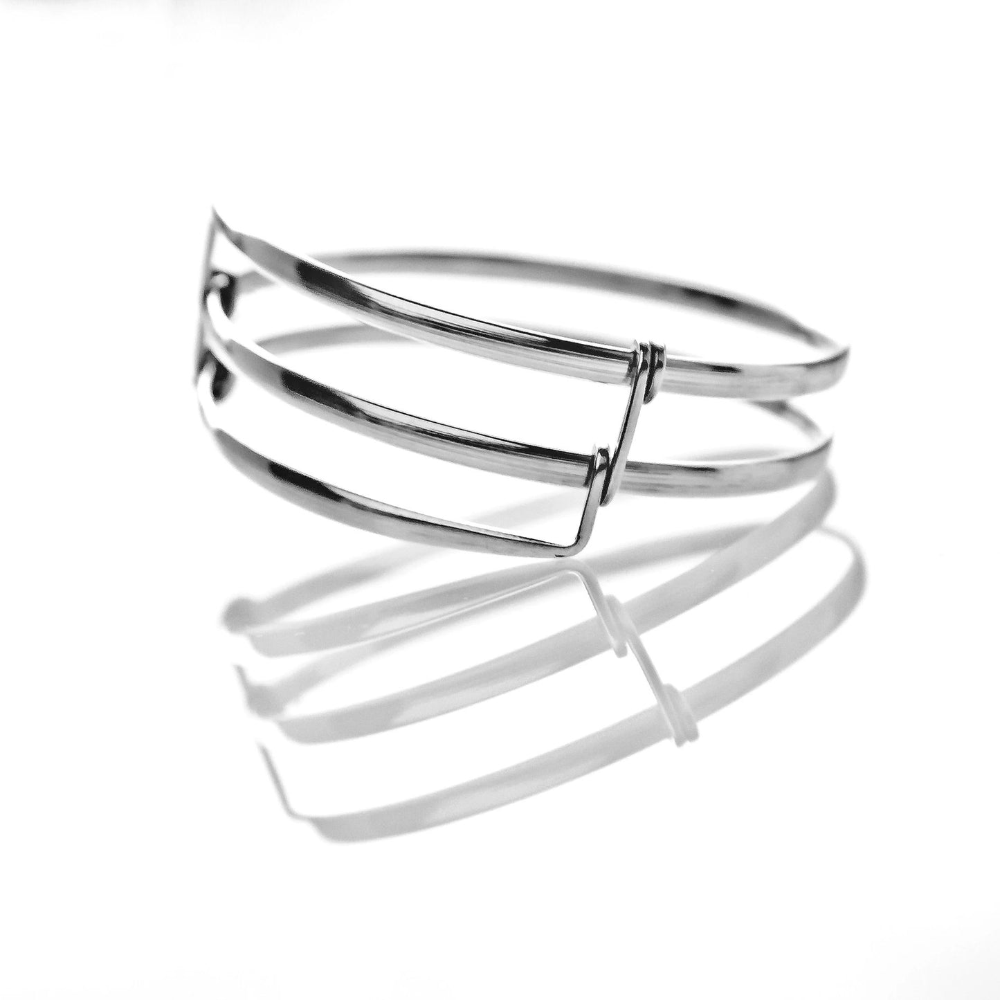 Triple parallel sliding bracelet 